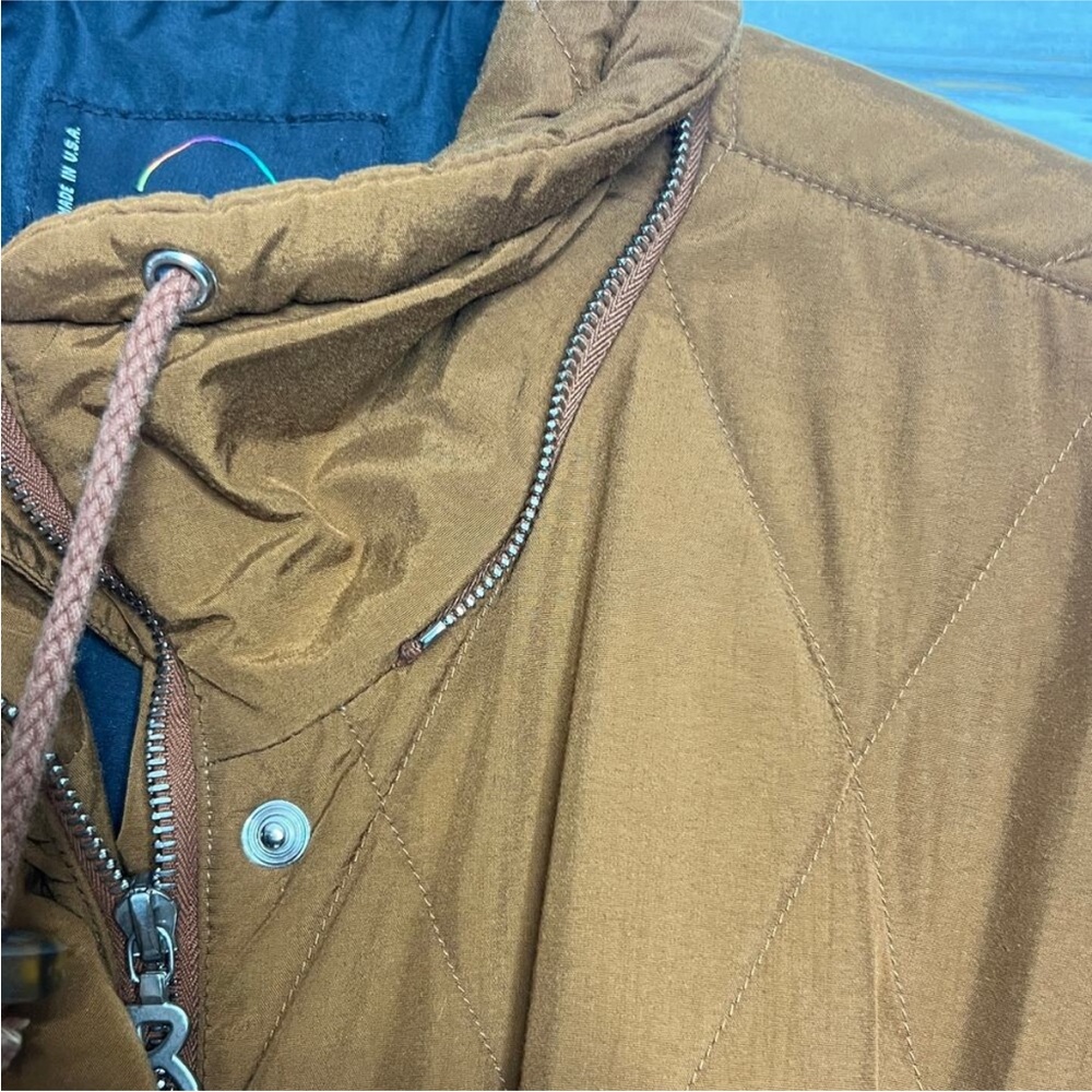 Vintage Bogner Quilted Jacket Burnt Orange - Picture 11 of 14